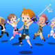 Don’t they look so happy? They are Squeeeenix slaves now, don’t be fooled by their empty, vacant expressions. Notice they are chained to their Keyblades.